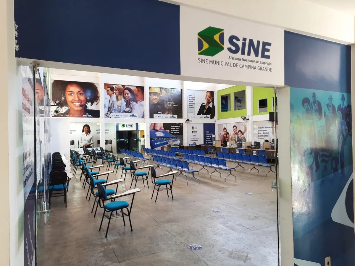 No Sine-Campina Grande, 446 oportunidades de emprego estão disponíveis esta semana