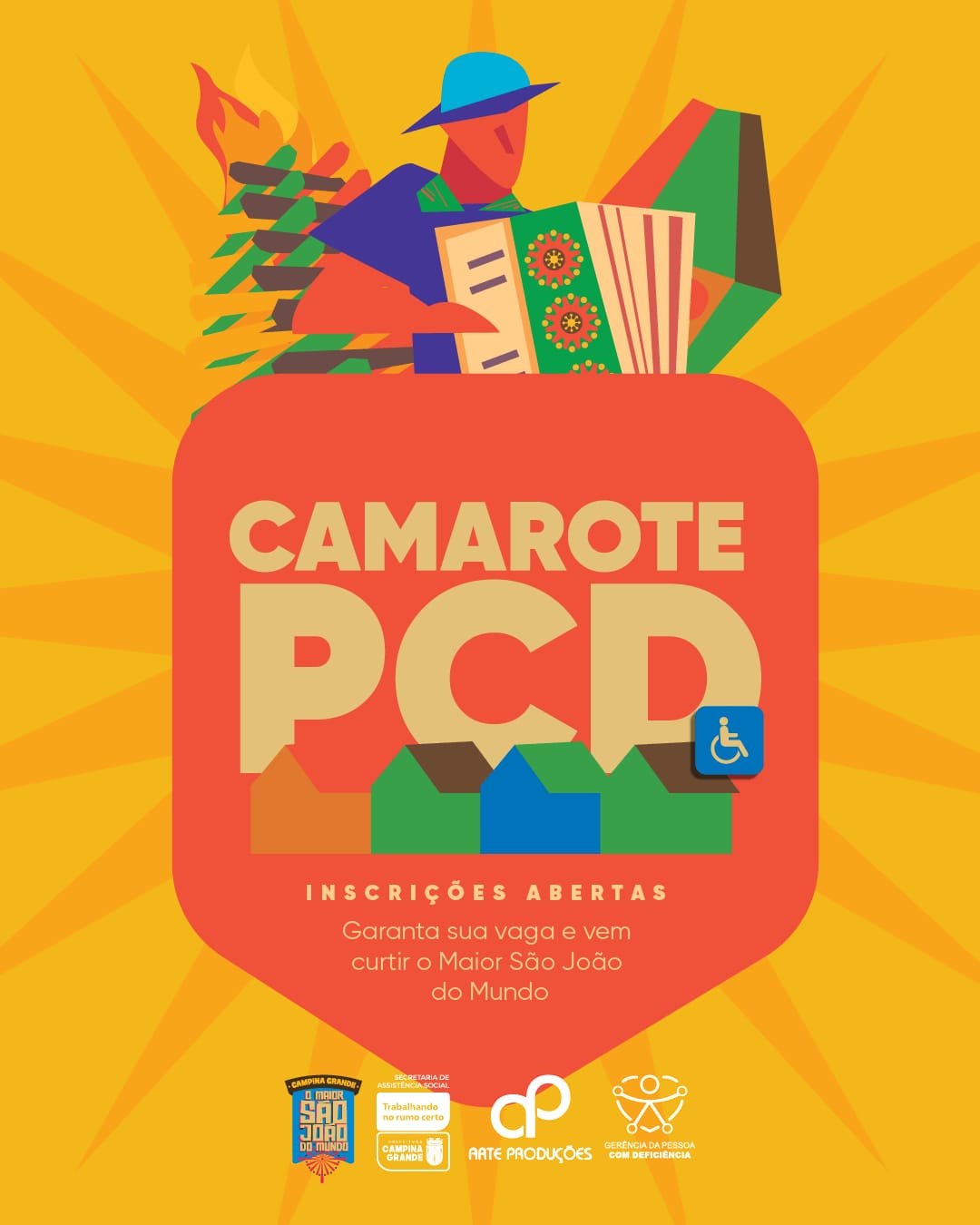 Prefeitura de Campina Grande abre inscrições para o Camarote PcD d’O Maior São do Mundo