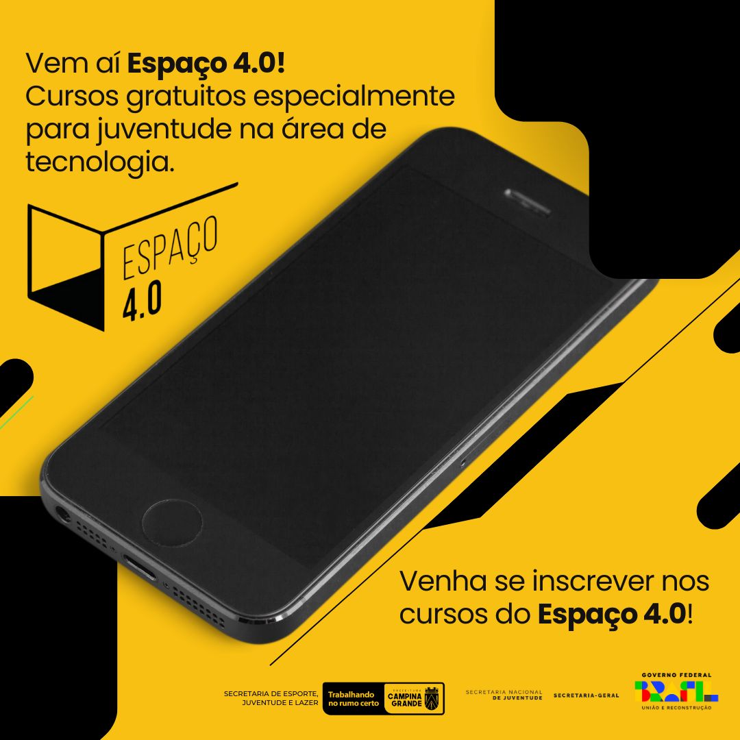 Em parceria com o Governo Federal Campina Grande implantará em junho o Programa Espaço 4.0
