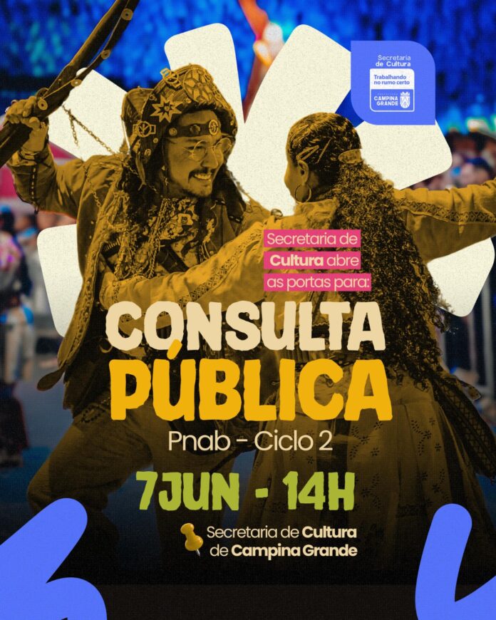 Prefeitura de Campina Grande realiza Consulta Pública para o Ciclo 2 da Política Nacional Aldir Blanc
