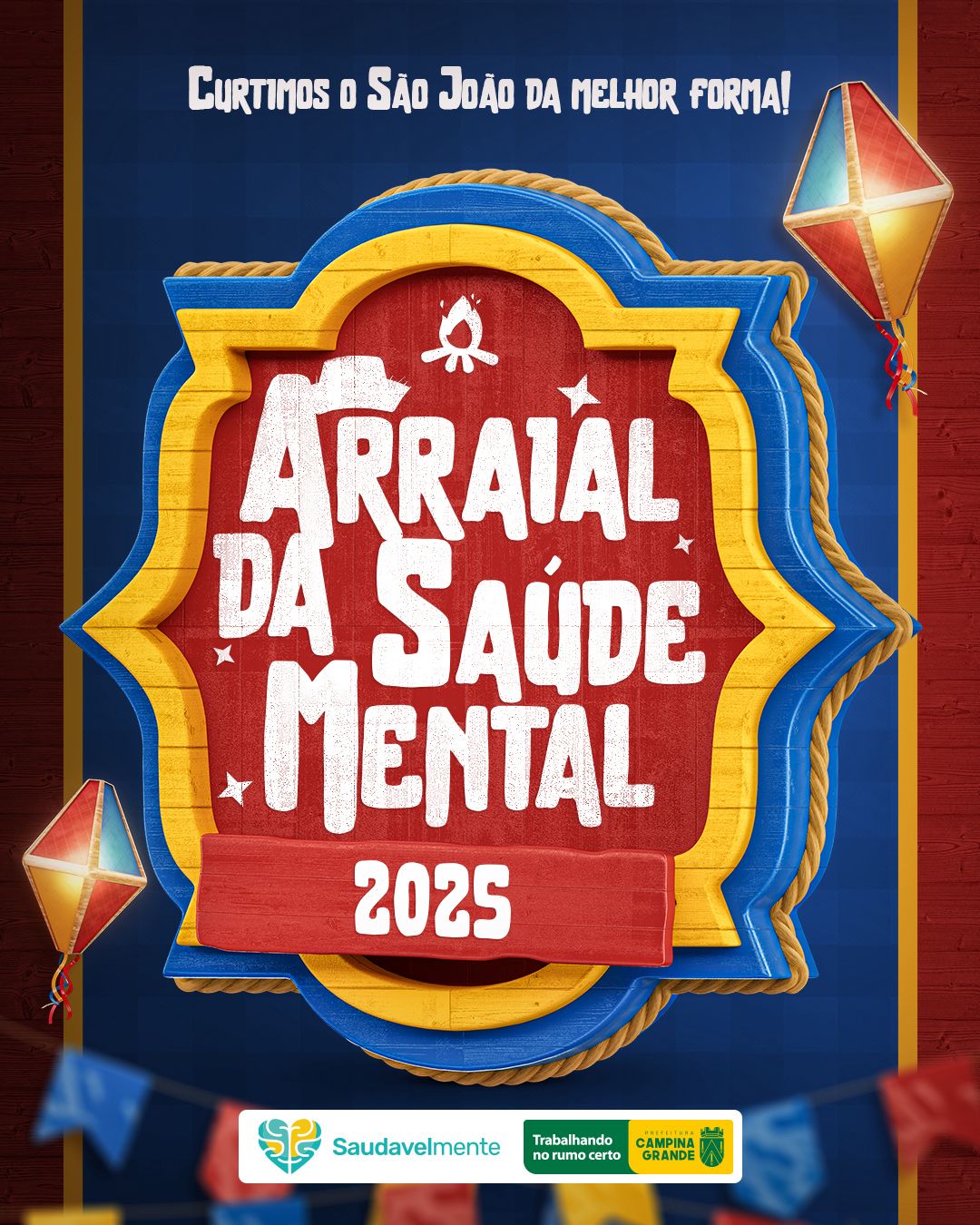 Arraial da Saúde Mental celebra cultura, inclusão e cuidado no Parque do Povo nesta sexta (13)