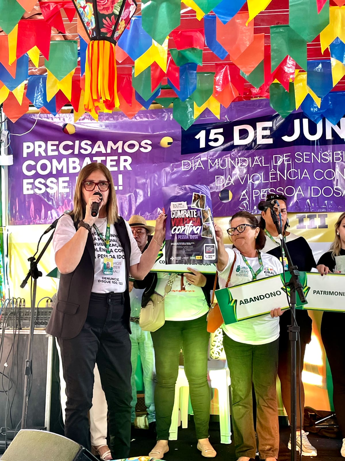 Campanha de Combate à Violência contra a Pessoa Idosa é lançada pela Prefeitura de Campina Grande