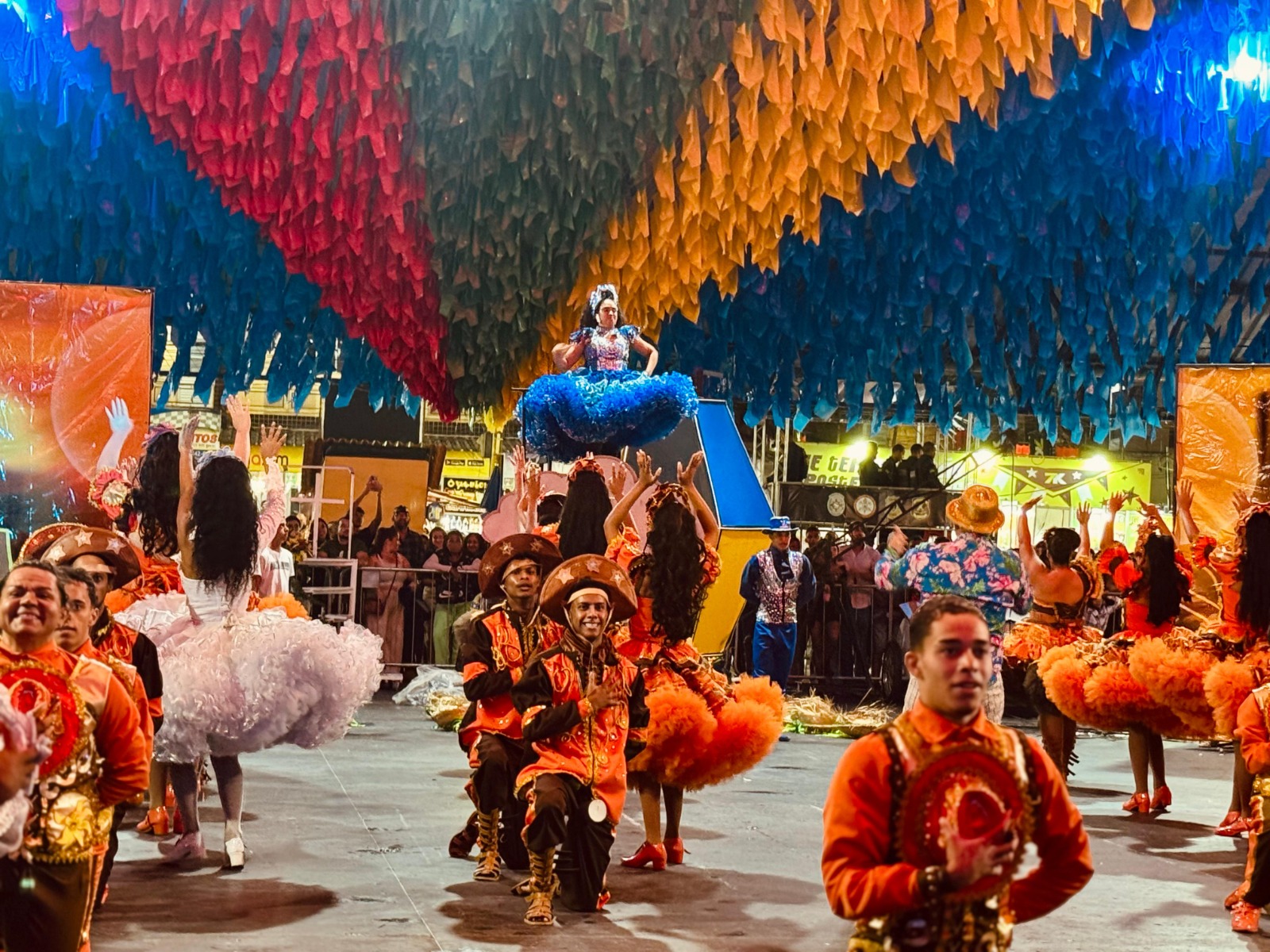 Segundo dia da Mostra das Campeãs n’O Maior São João do Mundo lota Pirâmide do Parque do Povo e evidencia potência das quadrilhas juninas