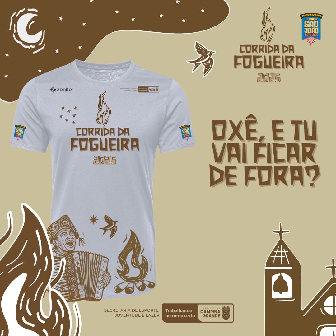 Kits para a Corrida da Fogueira serão entregues na sexta-feira e no sábado; prova acontece no domingo