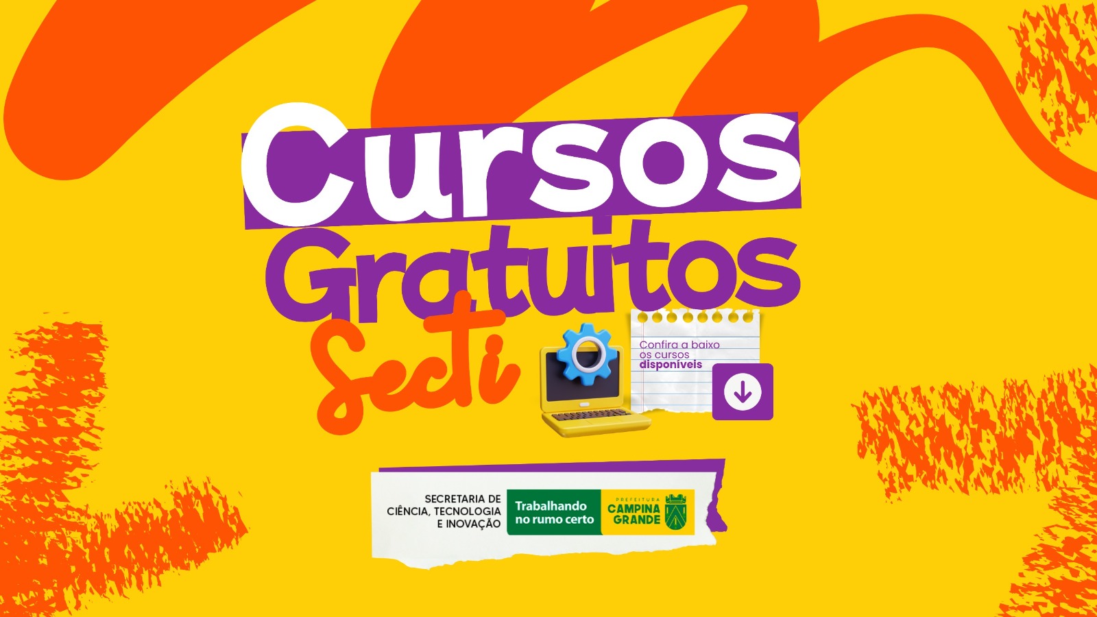 Secti abre 260 vagas para cursos gratuitos na área tecnológica