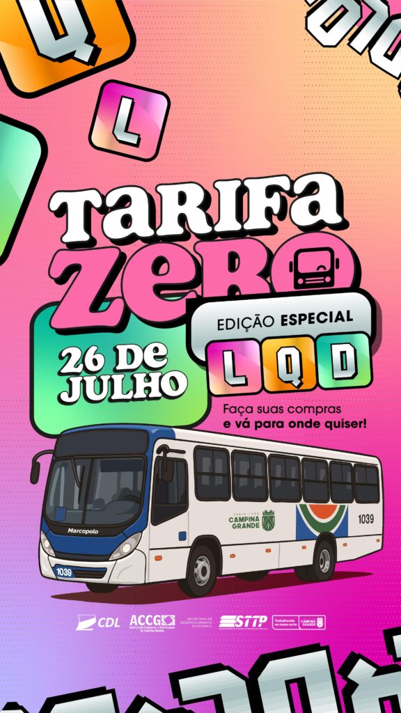 STTP anuncia edição especial do programa Tarifa Zero, neste dia 26 de julho