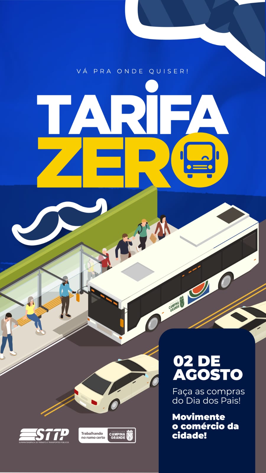 Pela segunda semana consecutiva Prefeitura garante programa Tarifa Zero para a população de Campina Grande