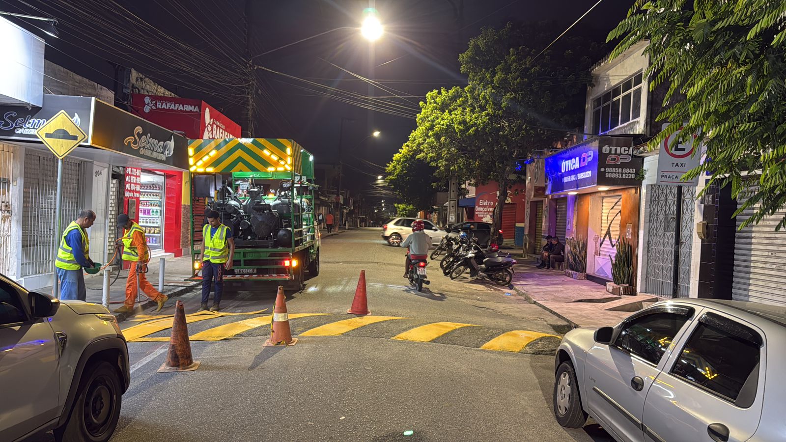 Prefeitura inicia trabalho de recuperação de sinalização viária na zona leste da Rainha da Borborema