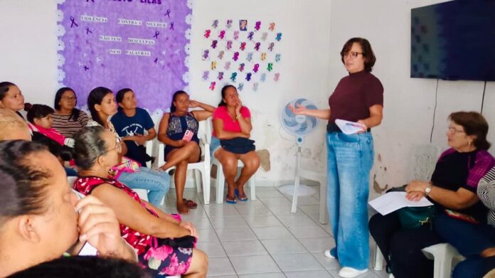 Prefeitura de Campina Grande realiza ações do Agosto Lilás nas unidades do Cras e no Programa Criança Feliz