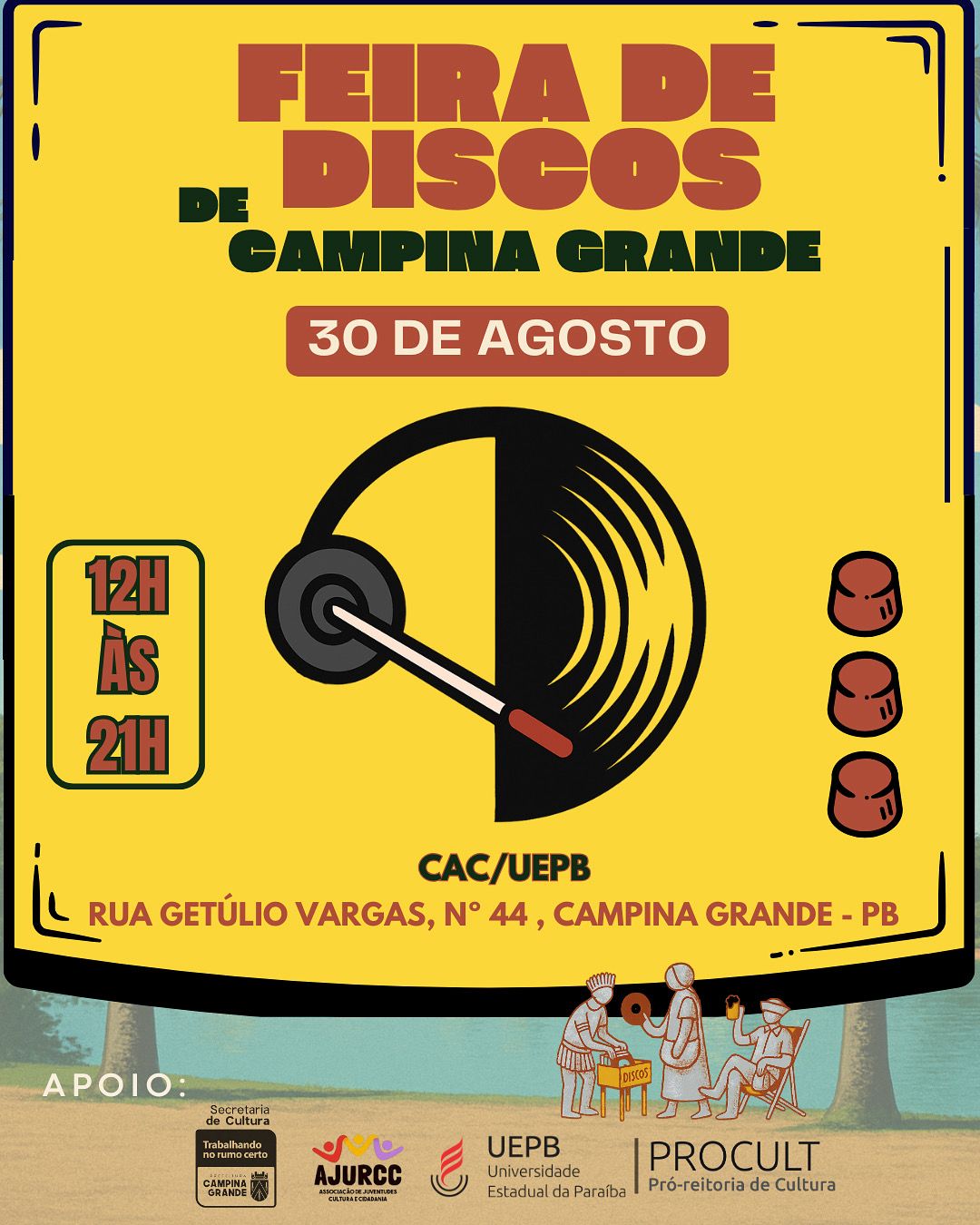 Campina Grande recebe 1ª Feira de Discos neste sábado