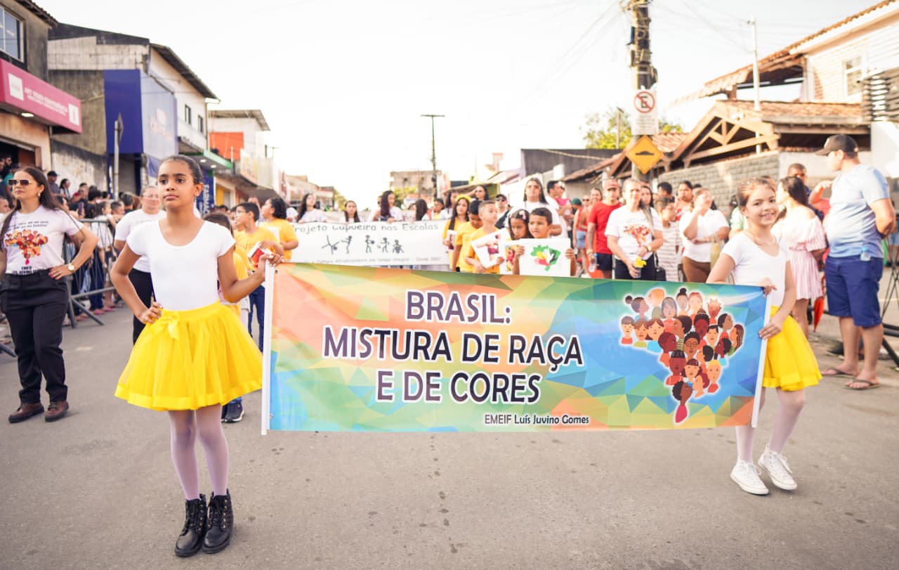 Campina Grande realiza tradicional desfile cívico-militar, no distrito de São José da Mata