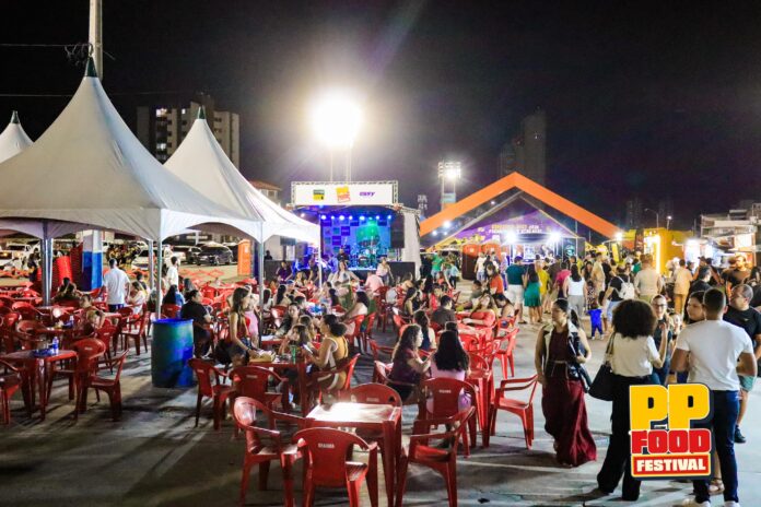 Sucesso de público na 1ª noite, PP Food Festival será encerrado neste domingo com shows de Gitana Pimentel e Niedson Lua