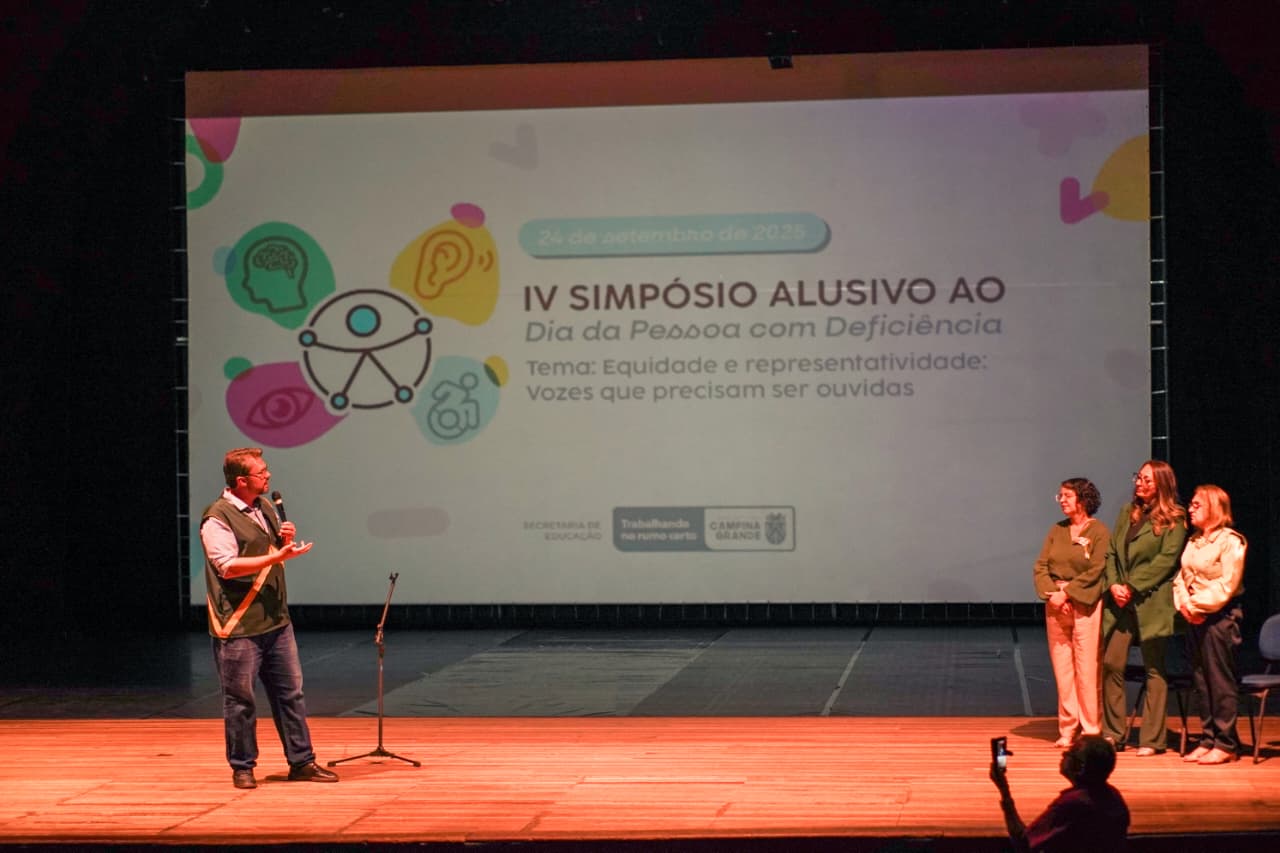 Prefeitura de Campina Grande realiza IV Simpósio em Alusão ao Dia da Pessoa com Deficiência