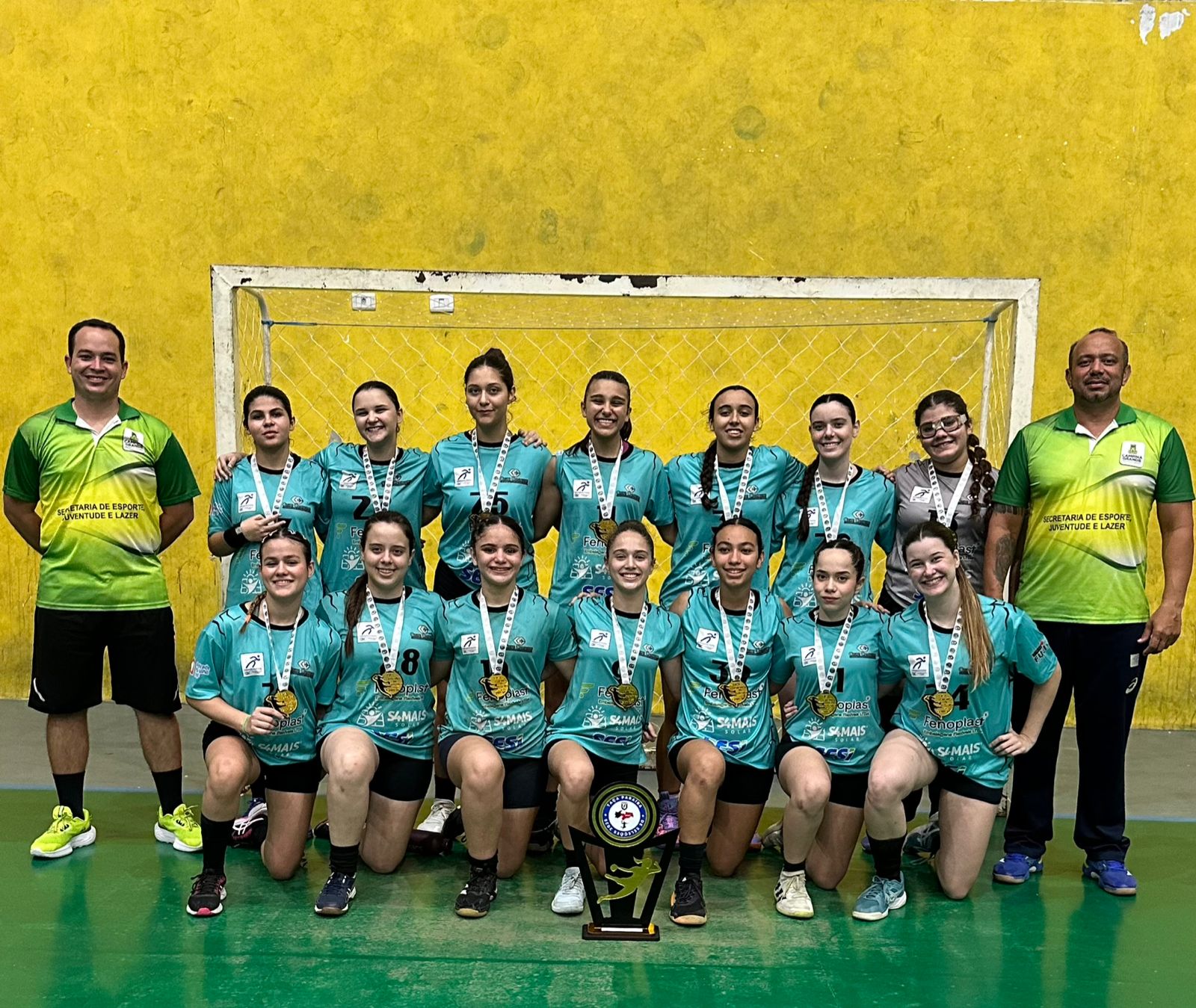 Escolinha de Handebol da Prefeitura de Campina Grande é destaque na primeira Taça Paraíba de Seleções