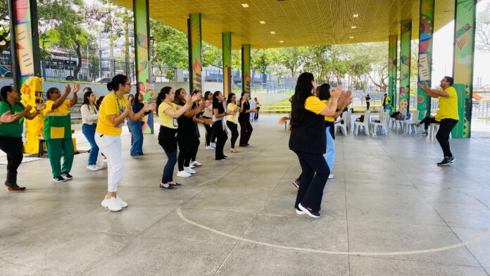 Prefeitura de Campina Grande realiza manhã de lazer e descontração para cerca de 80 profissionais que atuam nas Casas de Acolhimento