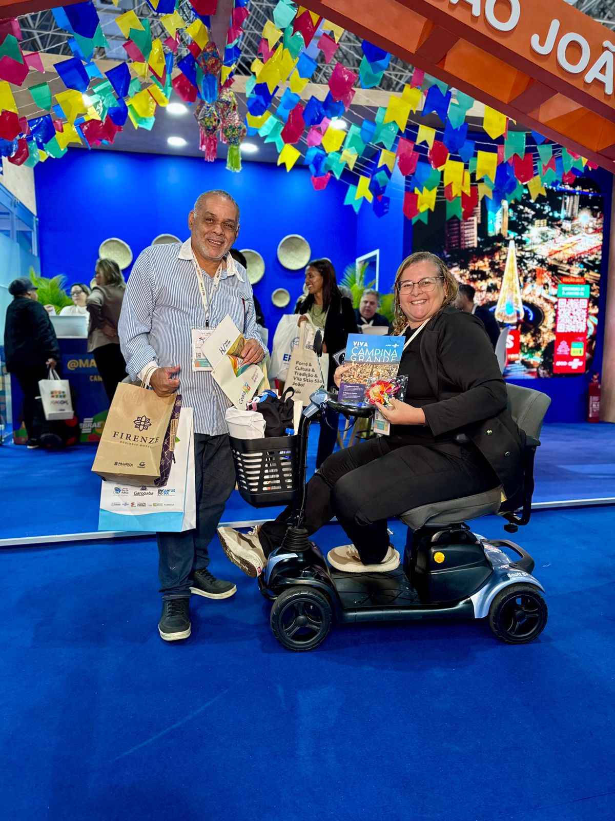 ABAV 2025: Estande de Campina Grande recebe cerca de mil visitantes no 1º dia da maior feira de Turismo da América Latina