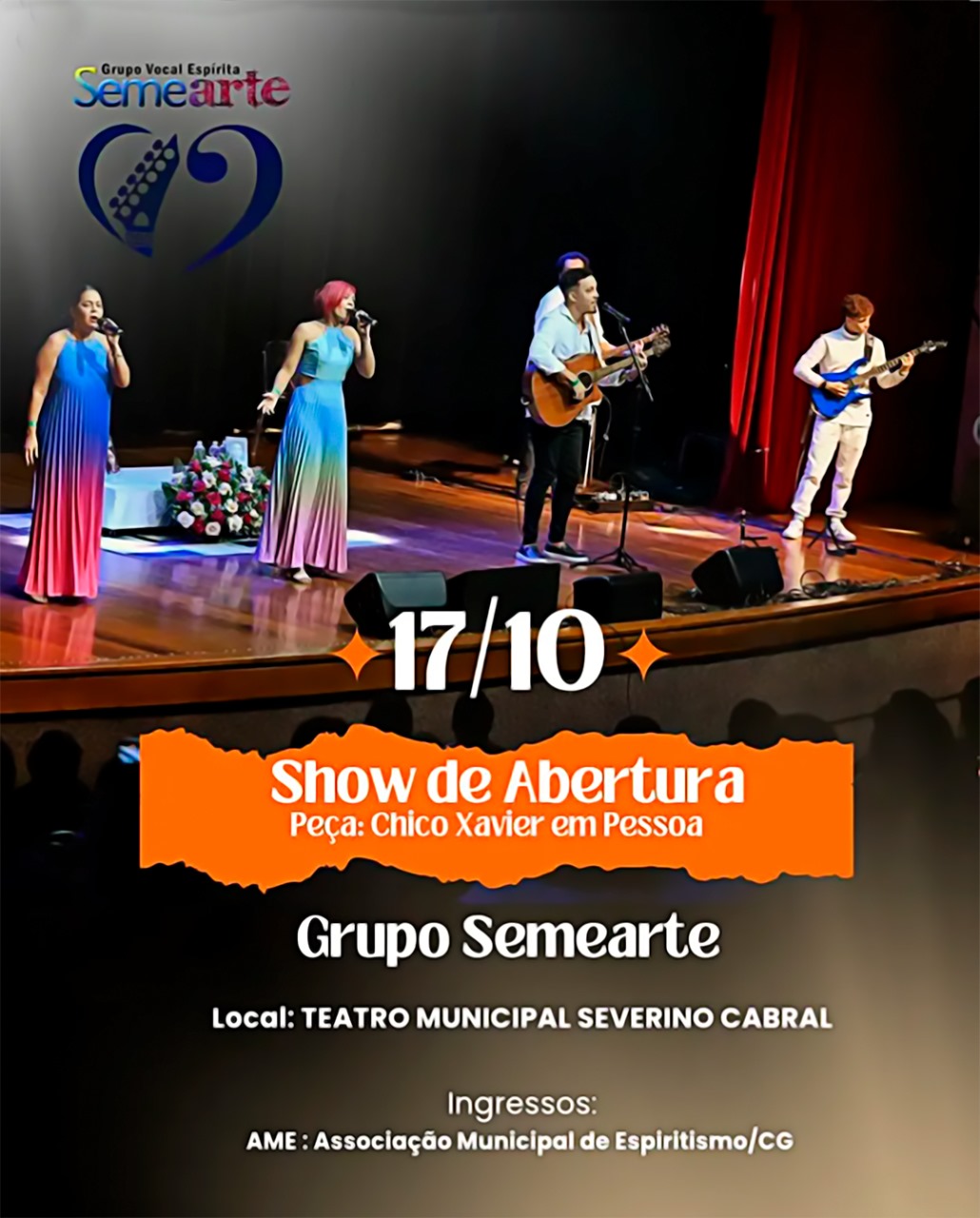 Teatro Municipal Severino Cabral celebra mês de aniversário de Campina Grande com intensa agenda de eventos