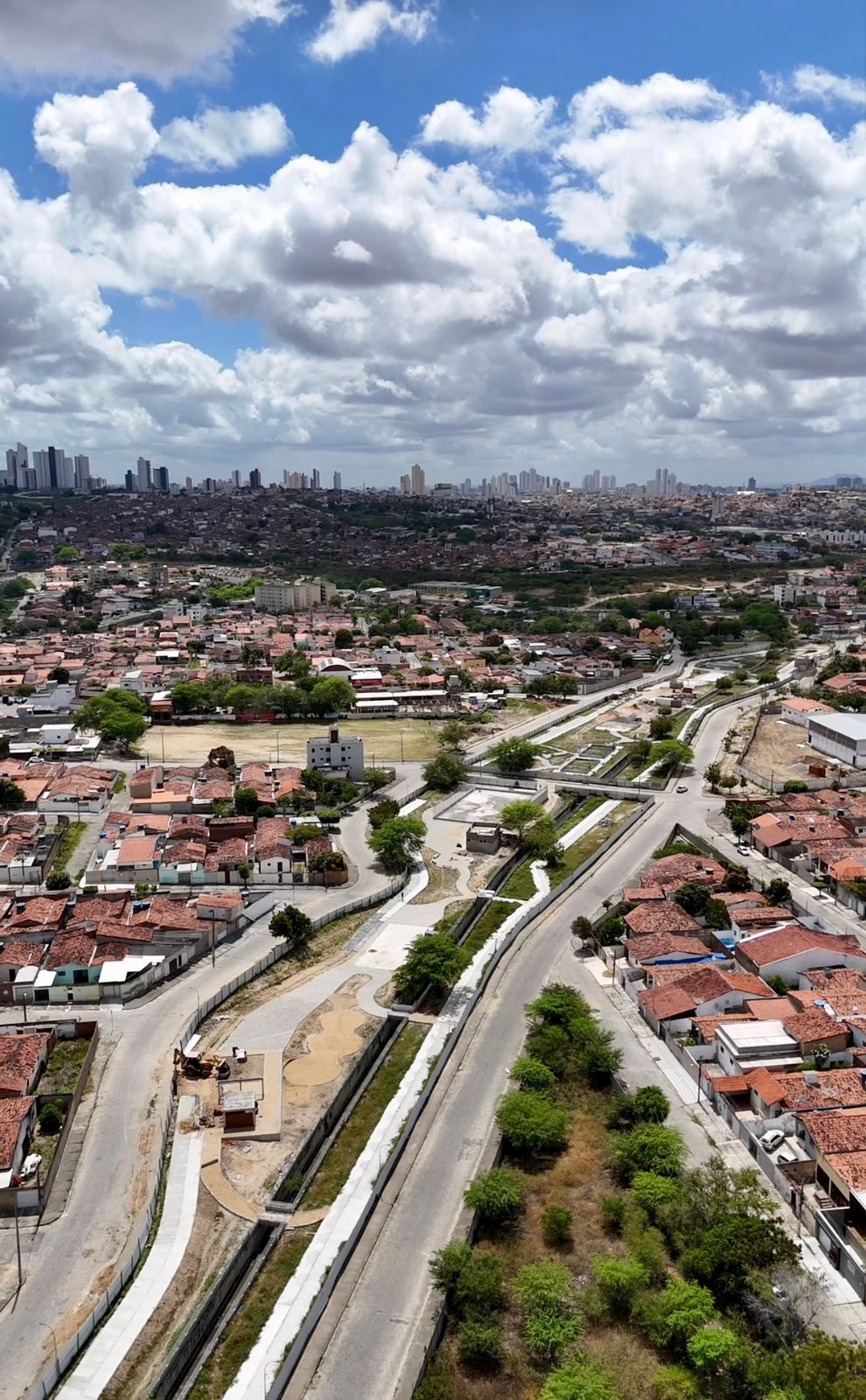 Obras do Parque Linear do Severino Cabral atingem 73% de serviços executados