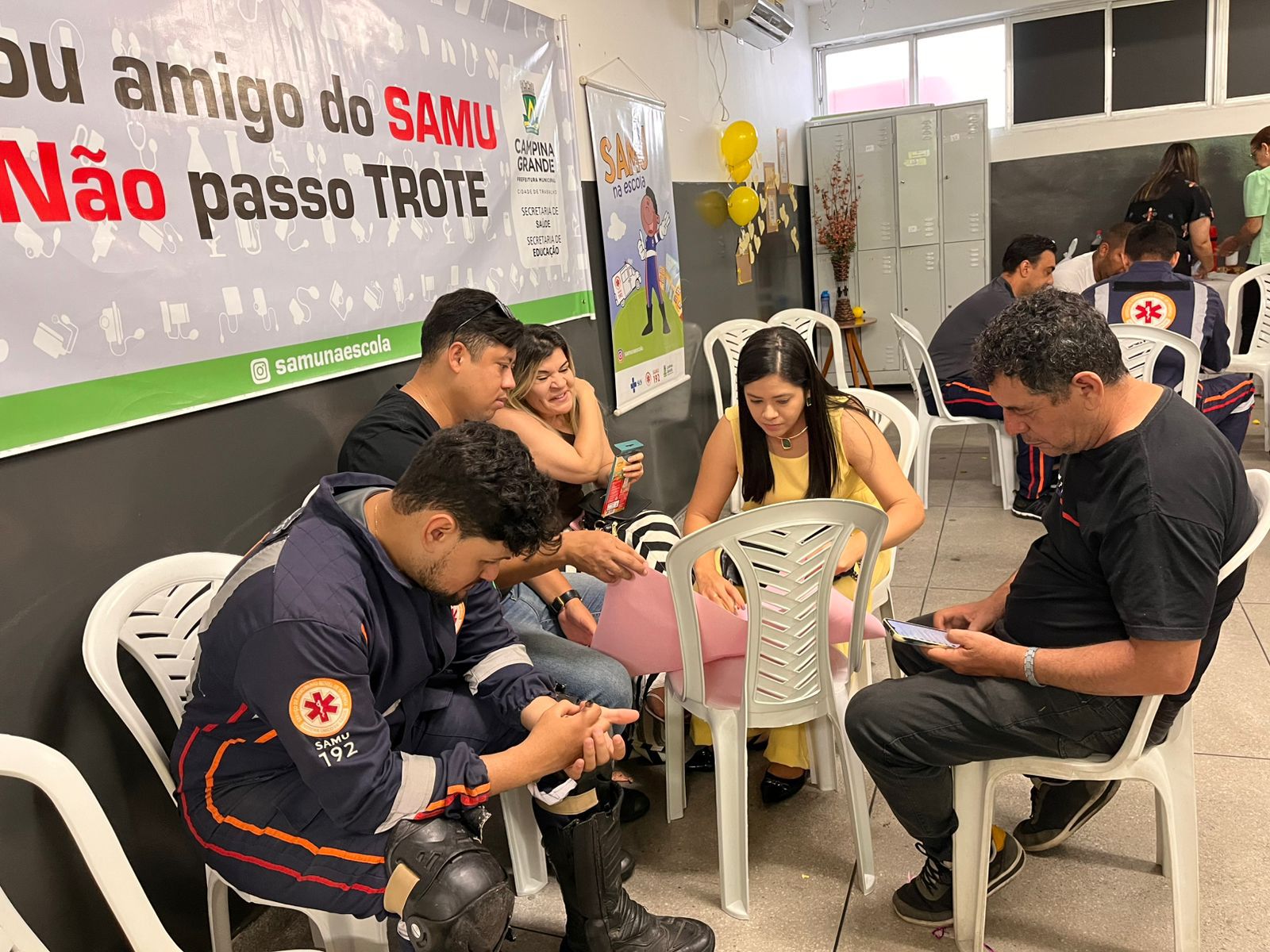 EMUSP realiza manhã de integração e aprendizado no SAMU de Campina