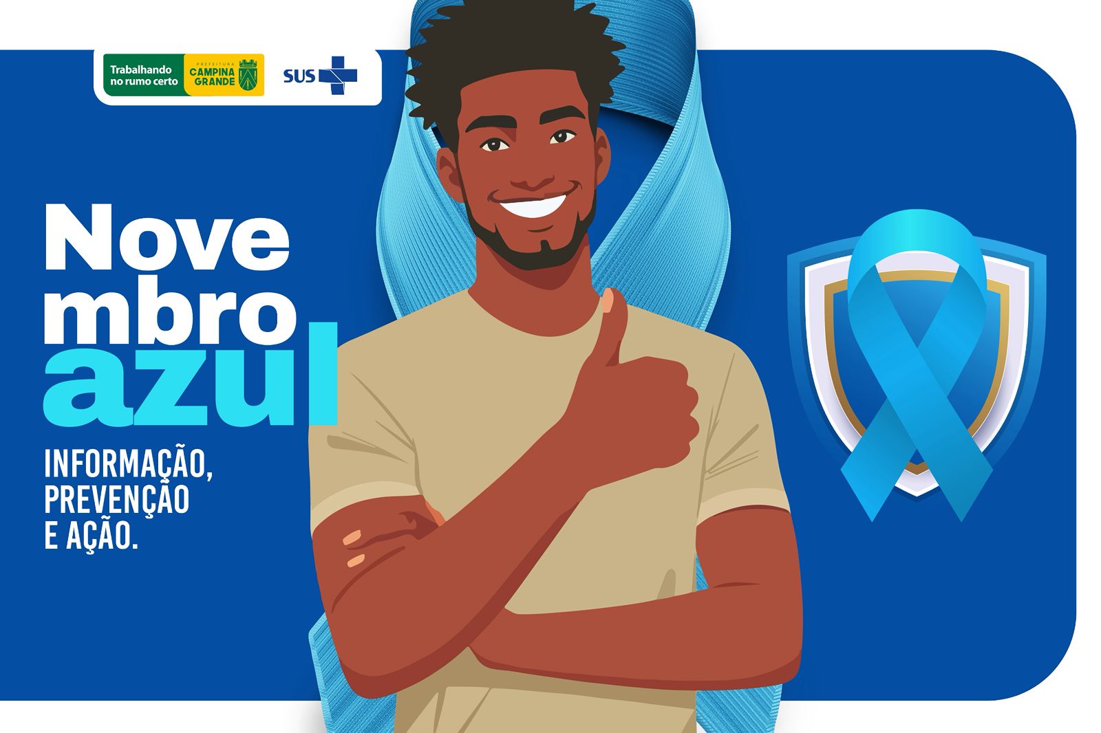 Prefeitura de Campina Grande inicia nesta semana campanha Novembro Azul com foco em Informação, Prevenção e Ação