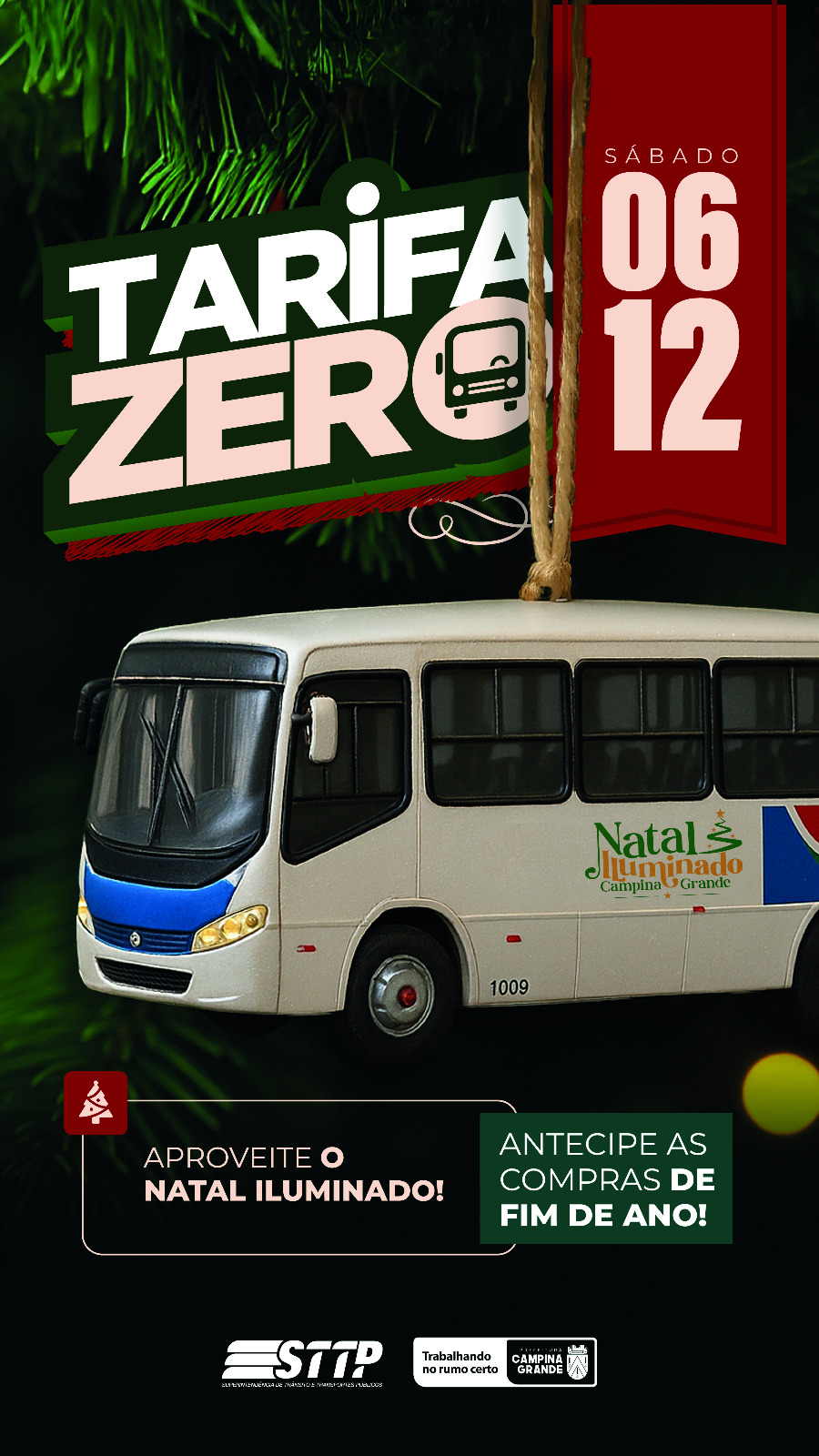 Prefeitura garante Tarifa Zero para o próximo sábado, primeiro do mês de dezembro