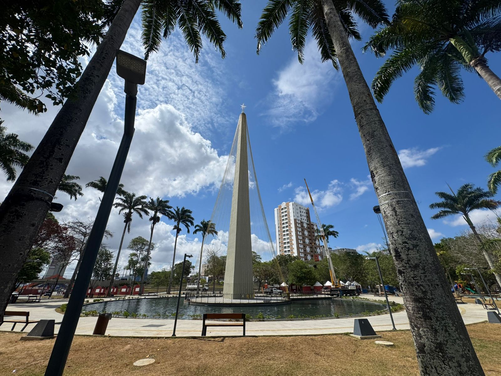Secult realiza ensaio geral para abertura do Natal Iluminado 2025 no Parque Evaldo Cruz