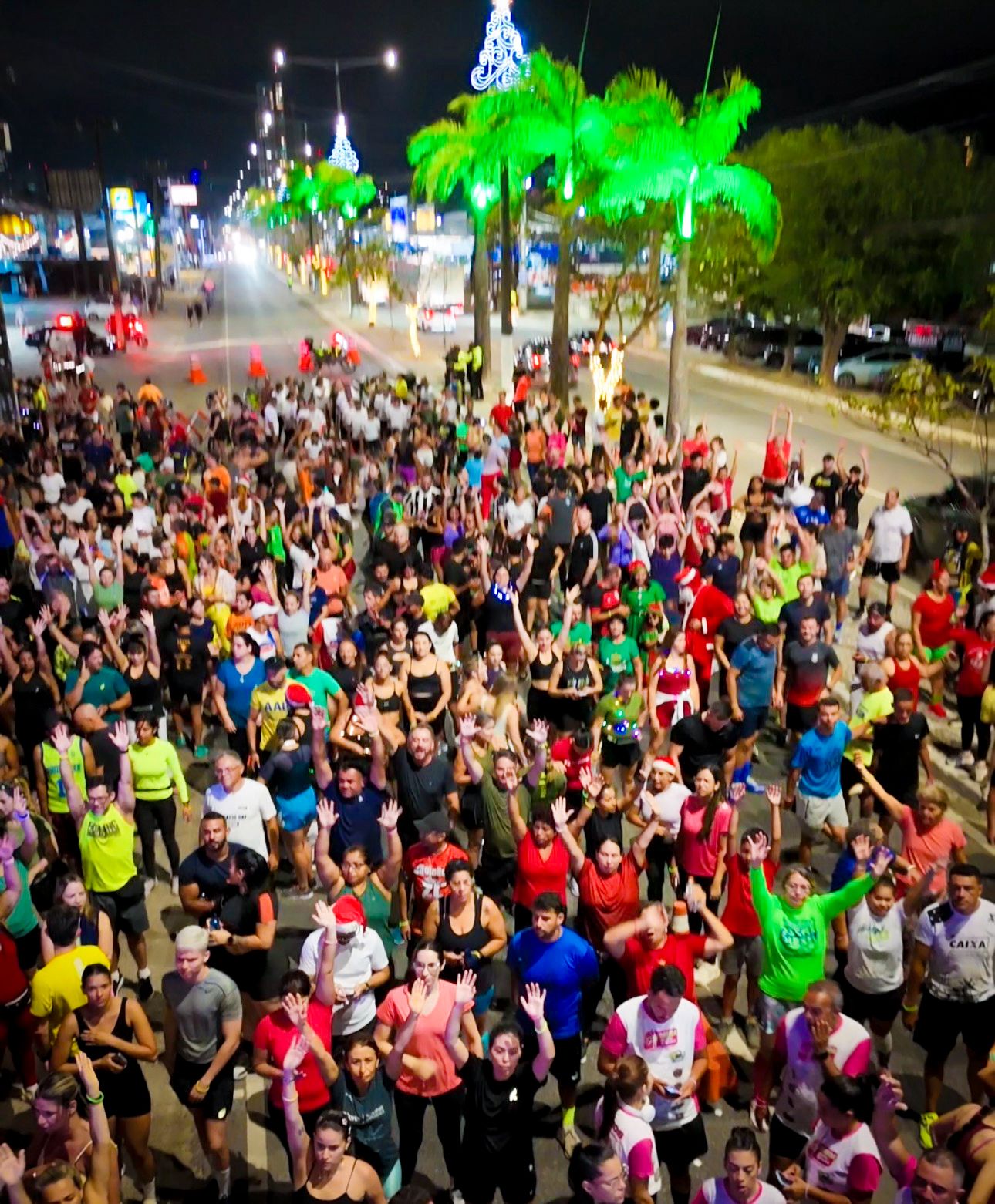 Sucesso absoluto: Circuito Iluminado 2025 registrou a inscrição de mais de 2500 participantes e arrecadou 1 tonelada de alimentos
