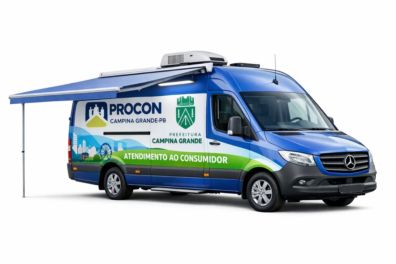 Procon Itinerante: aquisição de nova unidade móvel levará serviços aos bairros de Campina Grande