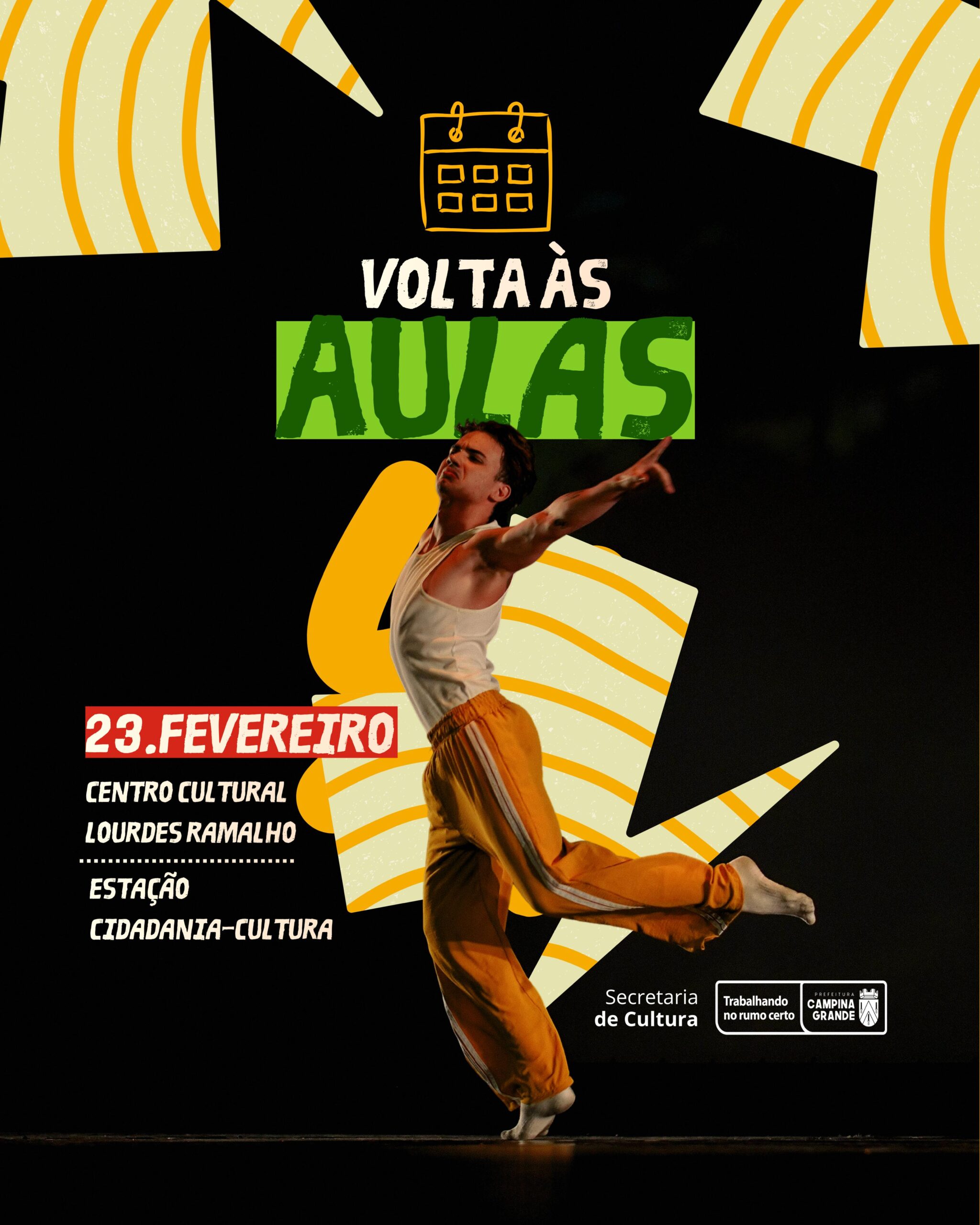 Secretaria de Cultura inicia aulas dos cursos de arte-educação na próxima segunda-feira (23)