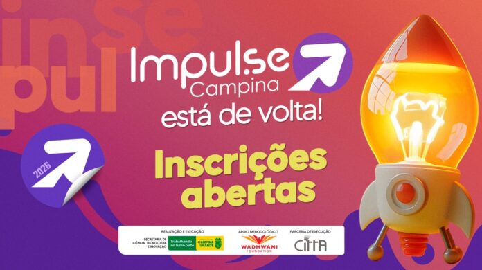 Impulse Campina 2026: inscrições abertas para programa que transforma ideias em negócios