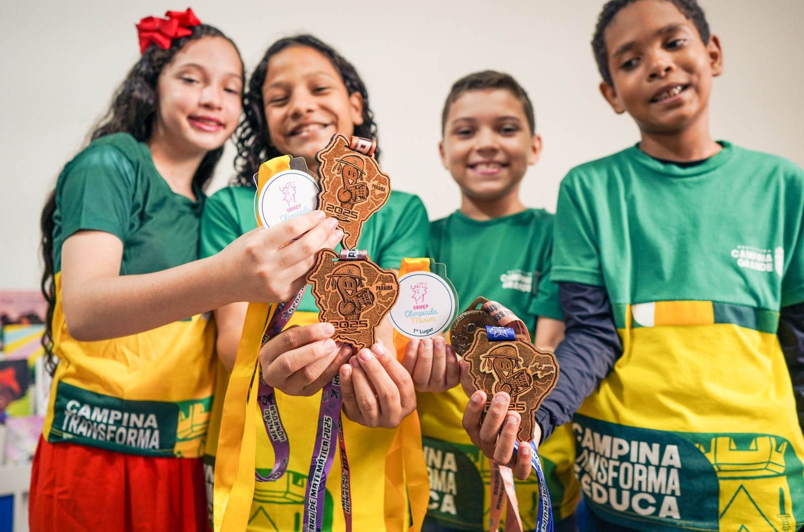 Campina Grande conquistou 347 medalhas em olimpíadas do conhecimento em 2025