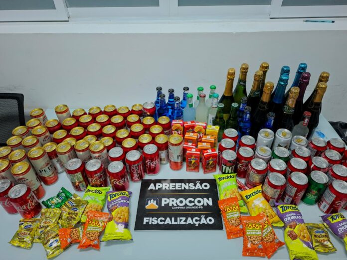 Procon de Campina Grande apreende produtos vencidos em motel durante fiscalização