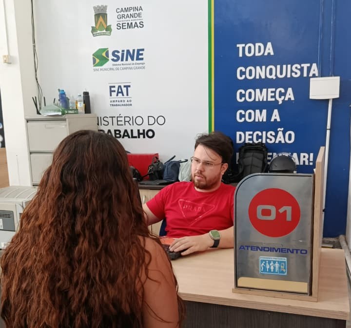 Campina Grande oferece 544 vagas de emprego, na primeira semana de Maio, conforme sistema de cadastro do Sine Municipal