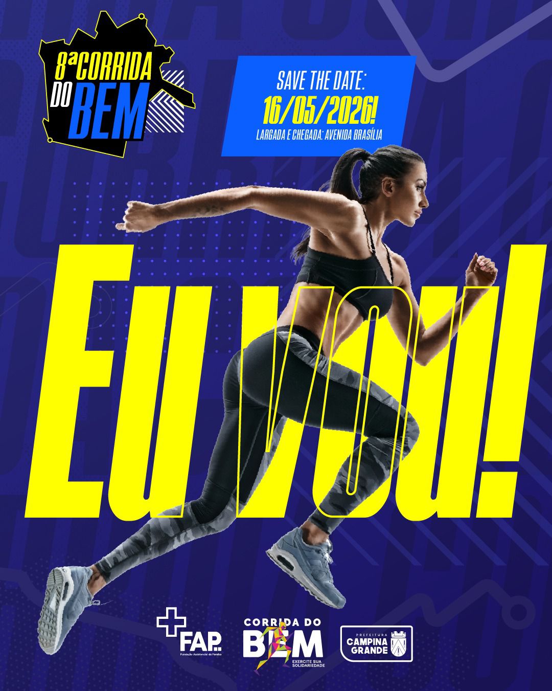 Corrida do Bem abre inscrições para kits promocionais destinados à imprensa local