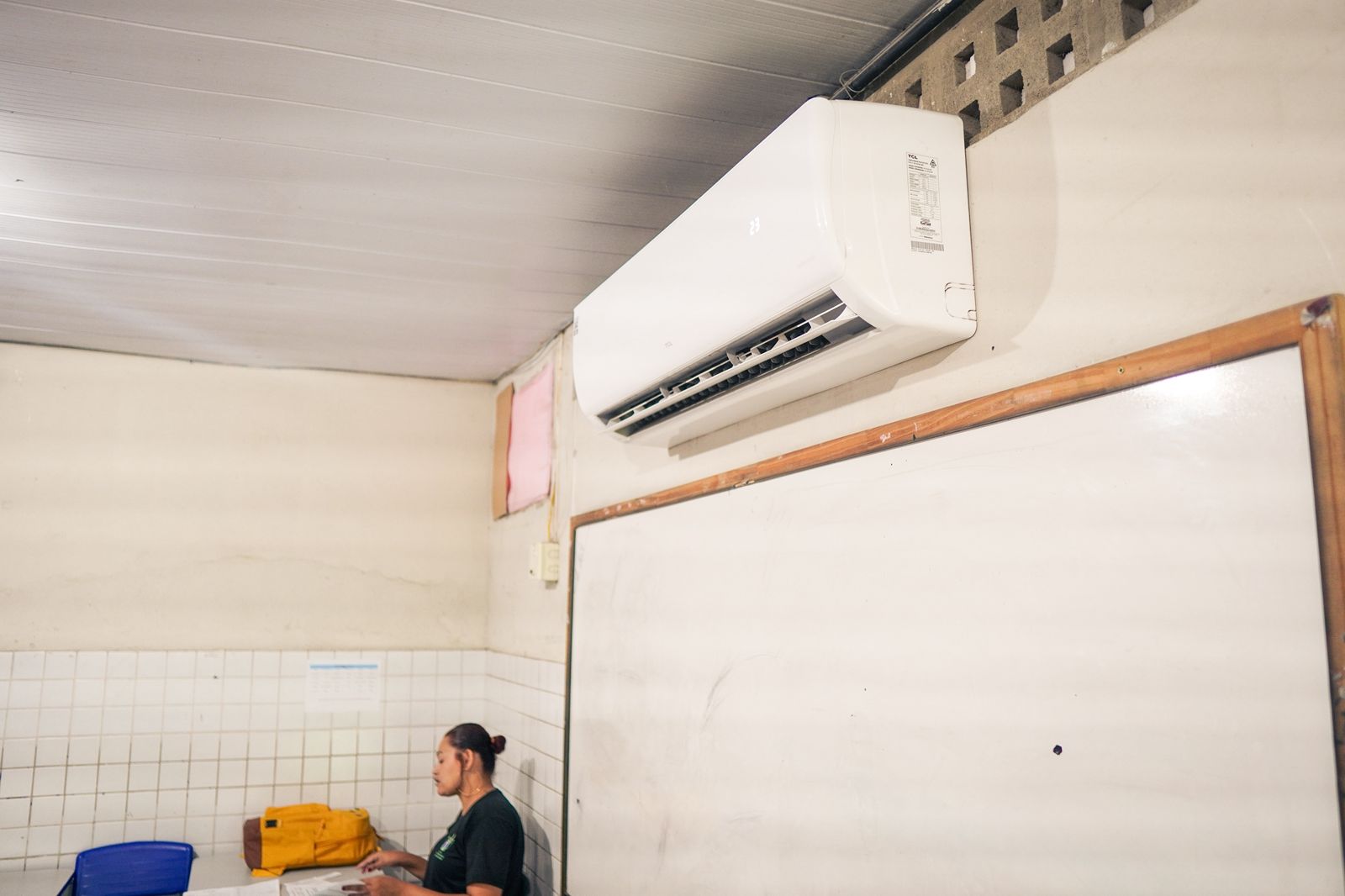 Seduc intensifica climatização das unidades educacionais de Galante, e distrito avança para ter 100% das salas de aula climatizadas