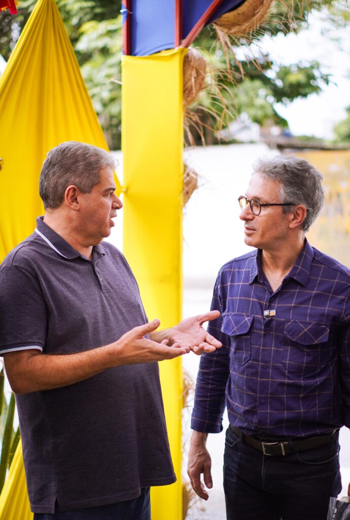 Prefeito em exercício Alcindor Villarim recebe Romeu Zema e apresenta potencial turístico e cultural de Campina Grande