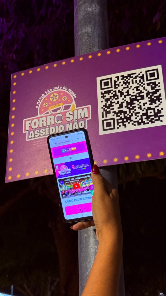 Forró Sim, Assédio Não: Conheça os canais de apoio às mulheres disponibilizados pela Prefeitura de Campina Grande no ápice d’O Maior São João do Mundo