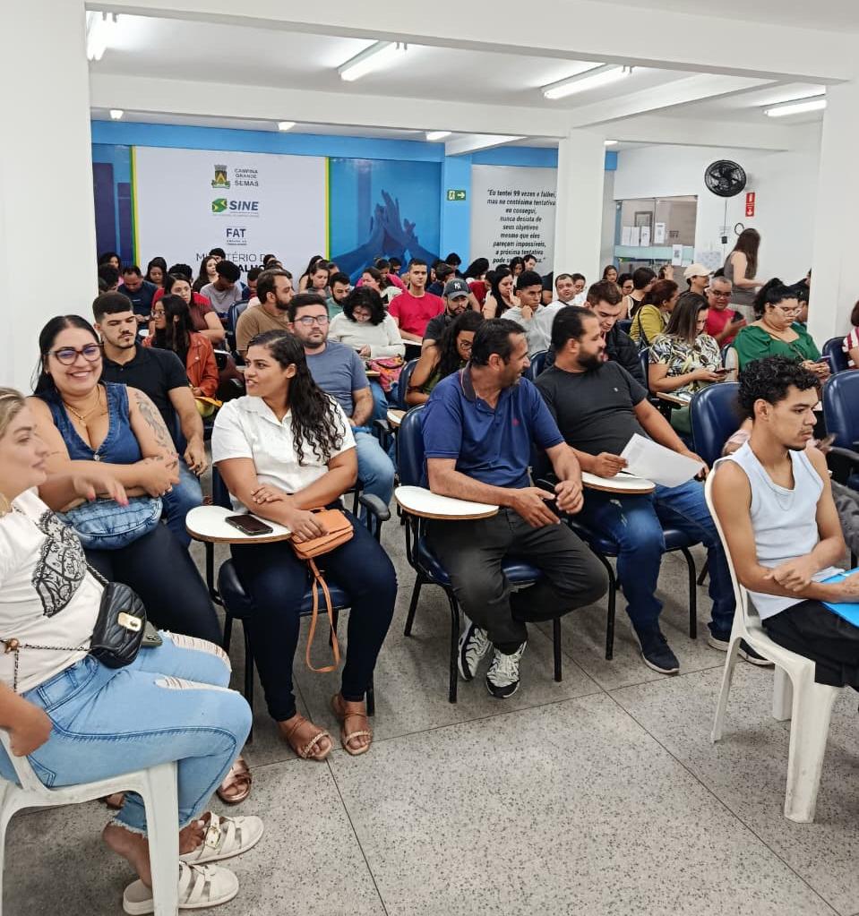 Sistema de cadastro do Sine Municipal oferece 1.578 vagas em Campina Grande