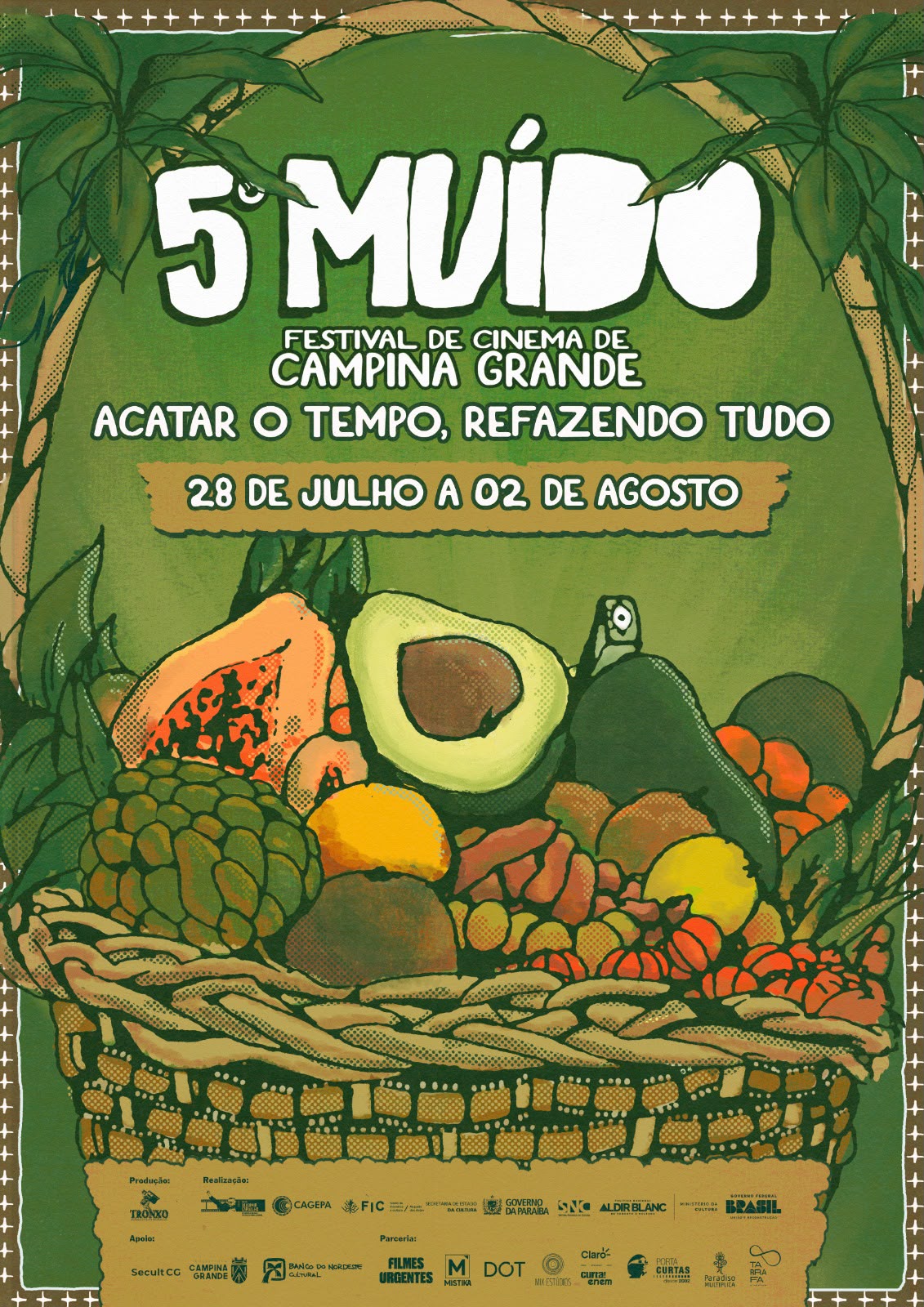 5º Muído Festival de Cinema transforma Campina Grande em palco do audiovisual nordestino com programação gratuita