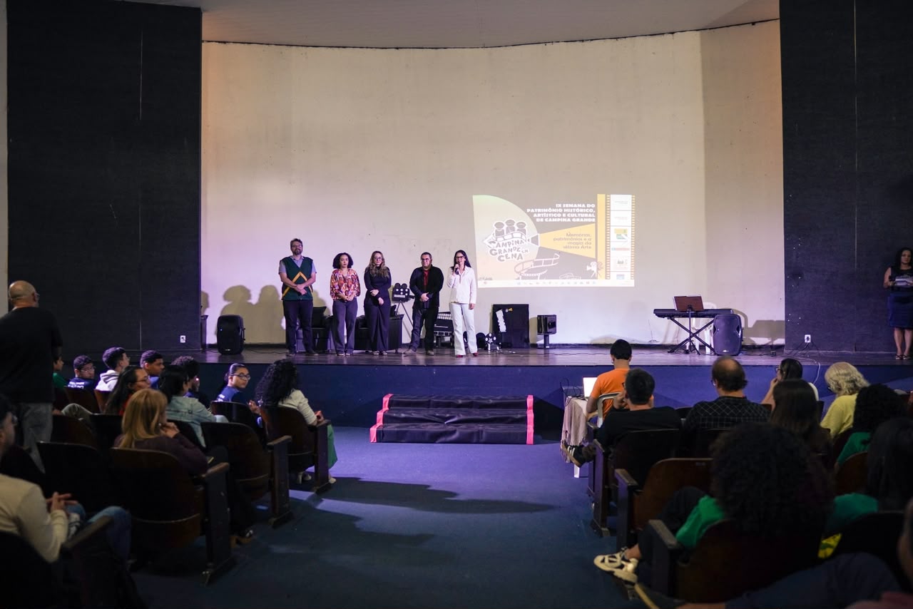 IX Semana Municipal do Patrimônio Histórico e Cultural de Campina Grande destaca memória e cinematografia da cidade