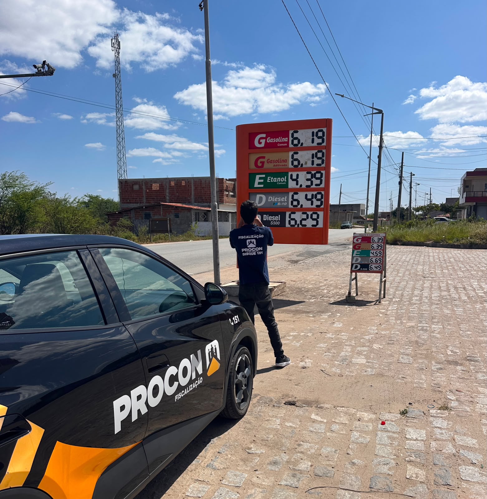 Pesquisa do Procon-CG mostra variação de até R$ 1,41 no litro da gasolina em Campina Grande