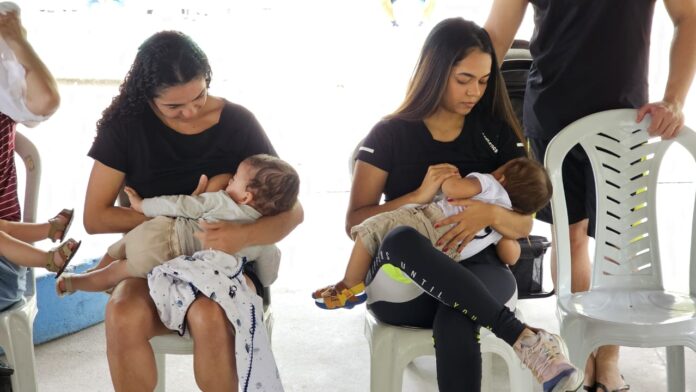 Prefeitura de Campina Grande promove Mamaço, no Parque da Criança, para marcar o Agosto Dourado