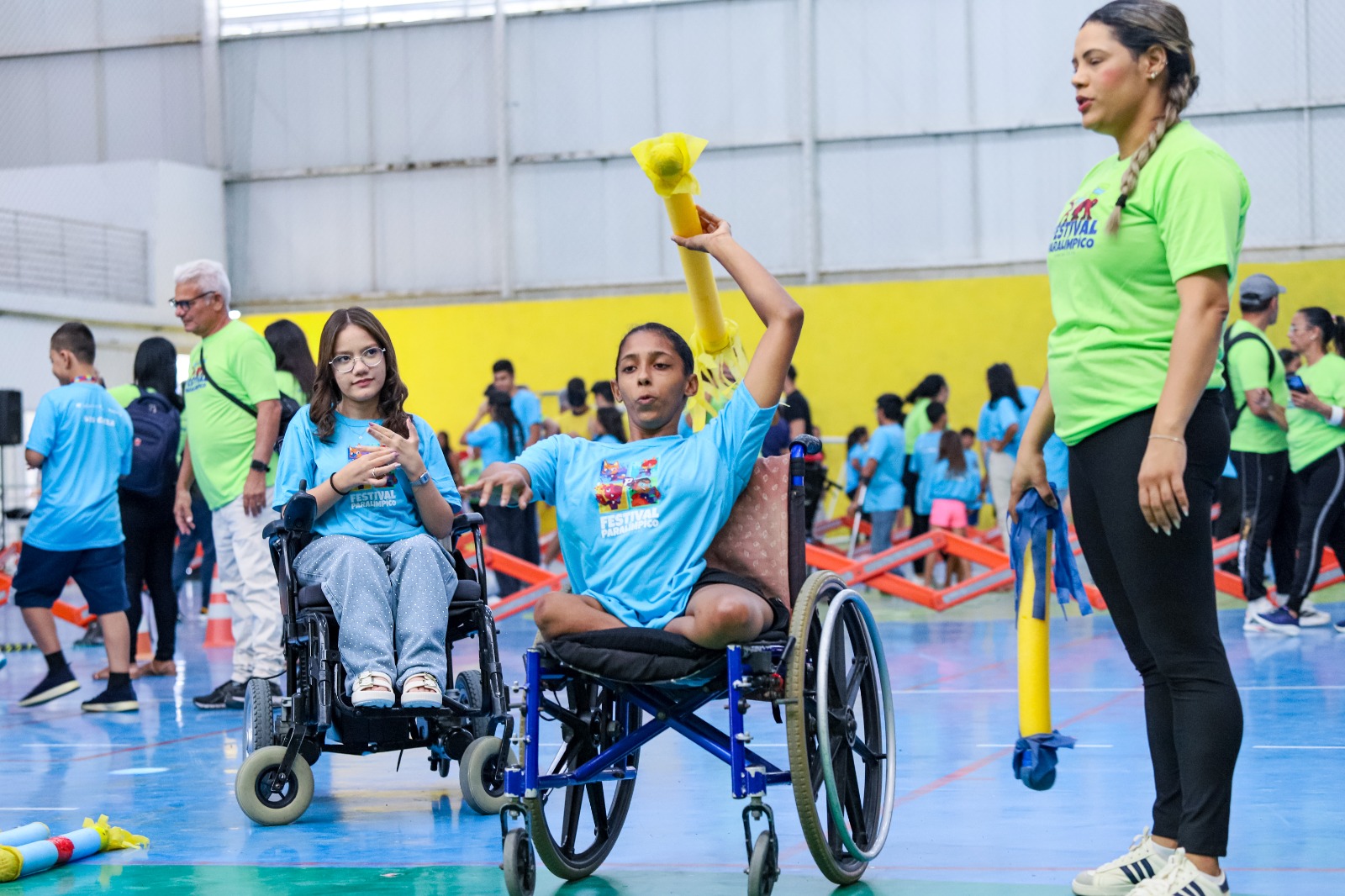 Campina Grande sediou neste sábado o Festival Paralímpico Loterias Caixa
