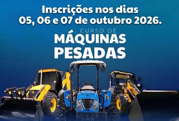 Prefeitura fortalece parceria com Quality Cursos e abre nova capacitação para operadores de máquinas pesadas