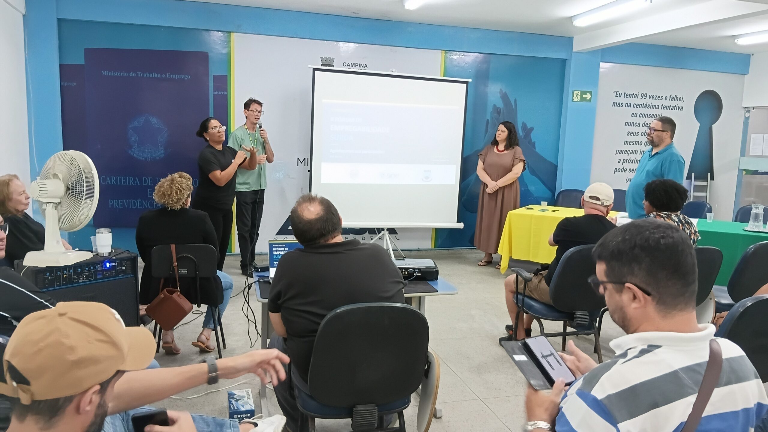 Sine Municipal reúne empresas e comunidade surda em dia de ação pela inclusão e empregabilidade em Campina Grande
