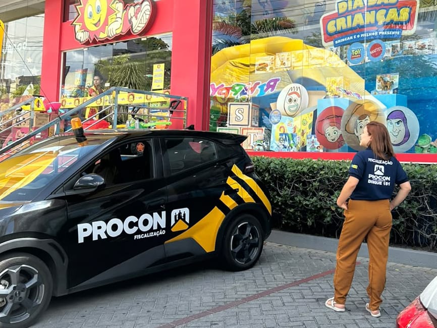 Preço de brinquedos para o Dia das Crianças pode variar até quase 1000%, apontam dados do Procon-CG