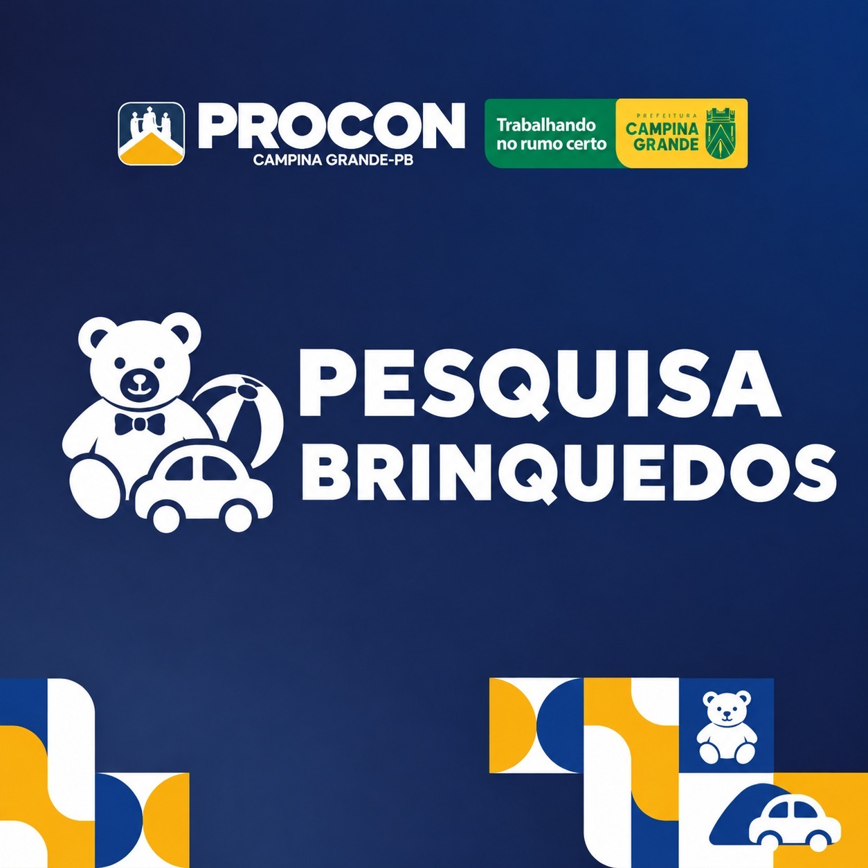 Preço de brinquedos para o Dia das Crianças pode variar até quase 1000%, apontam dados do Procon-CG